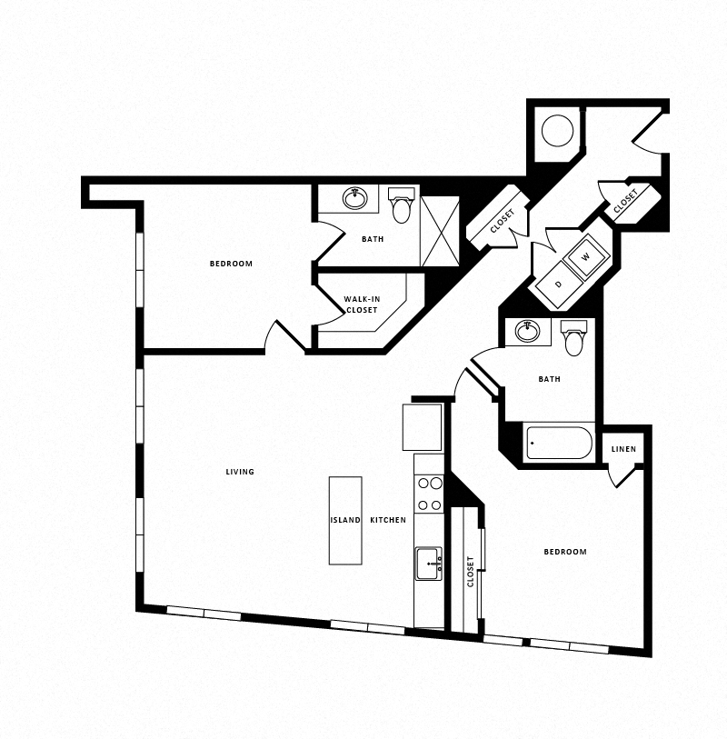 Apartment 2534 floorplan