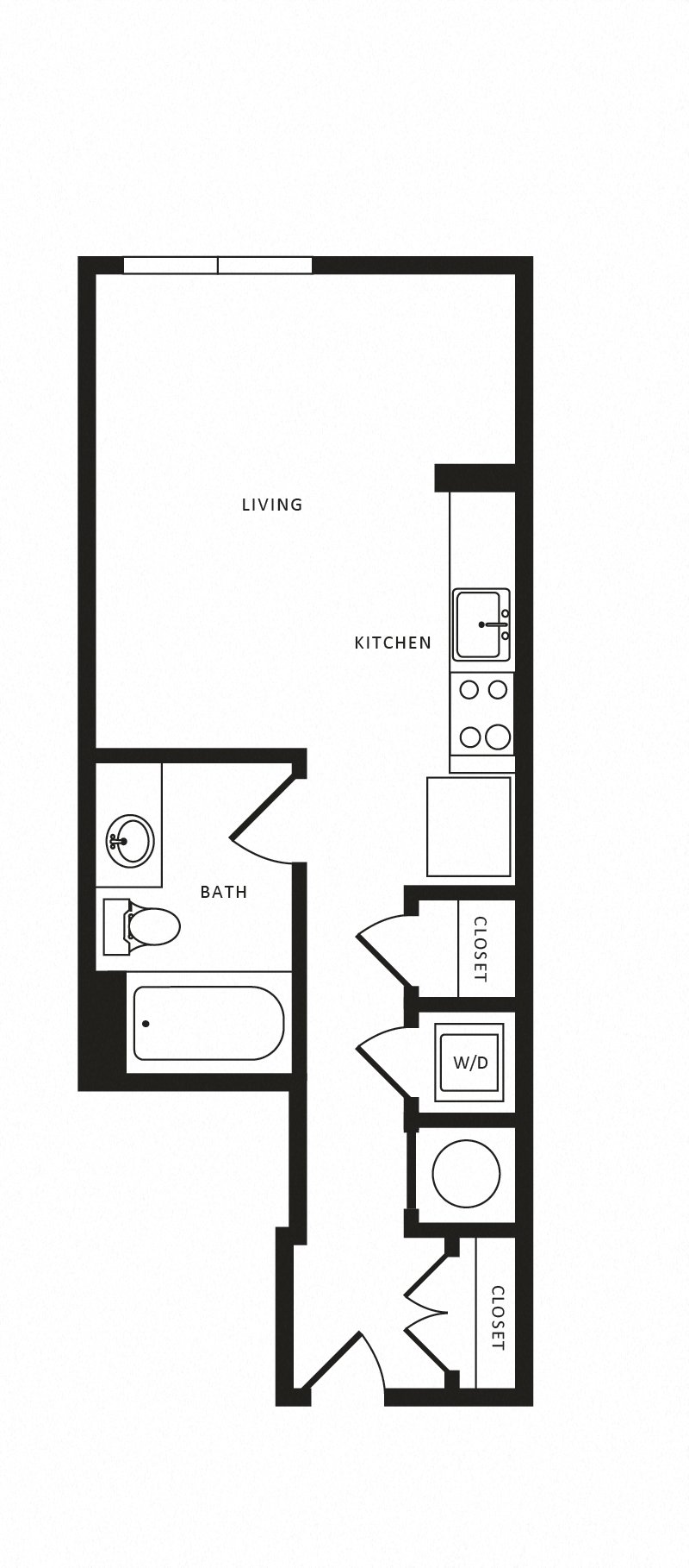 Apartment 1622 floorplan