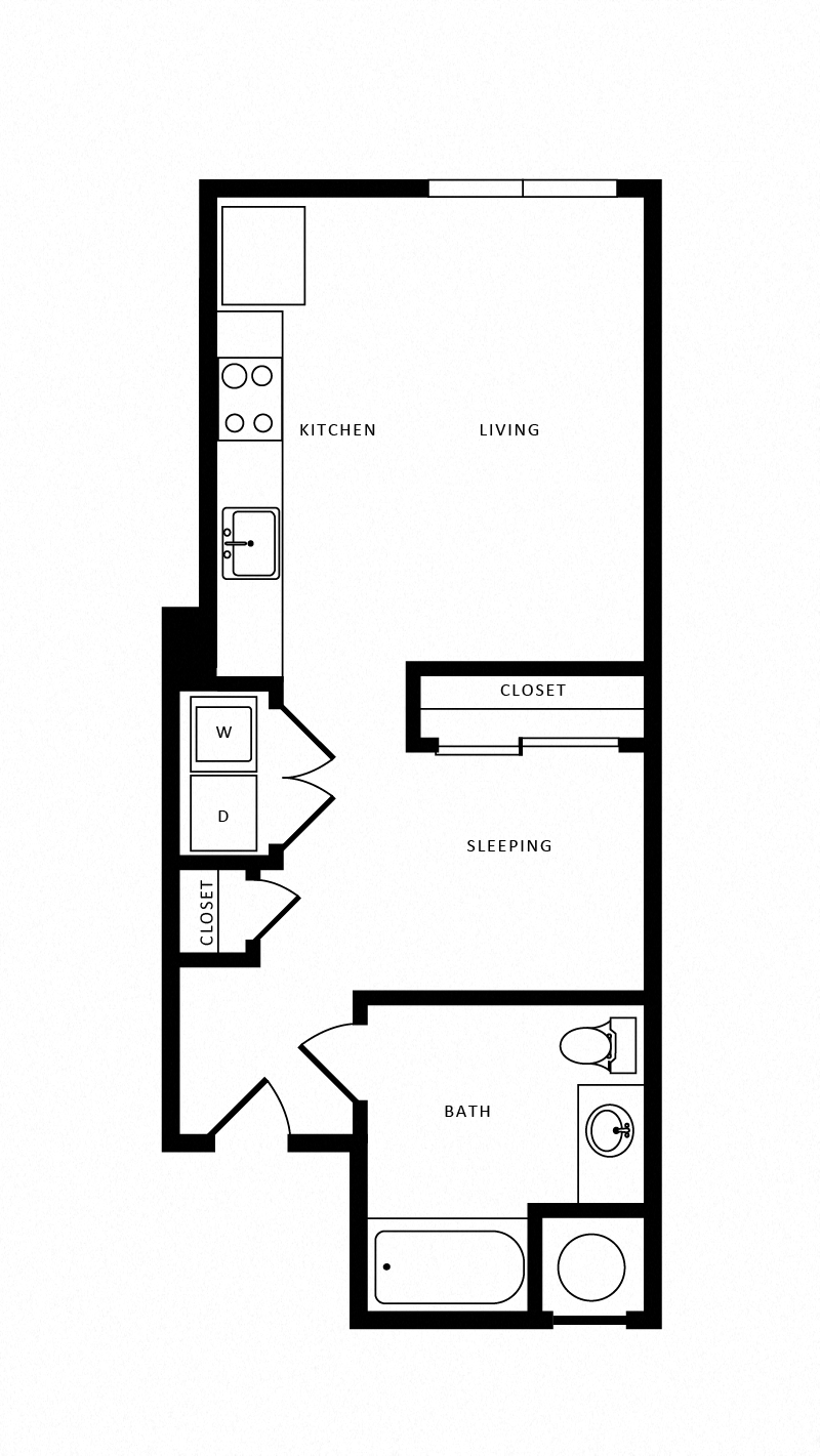 Apartment 2623 floorplan