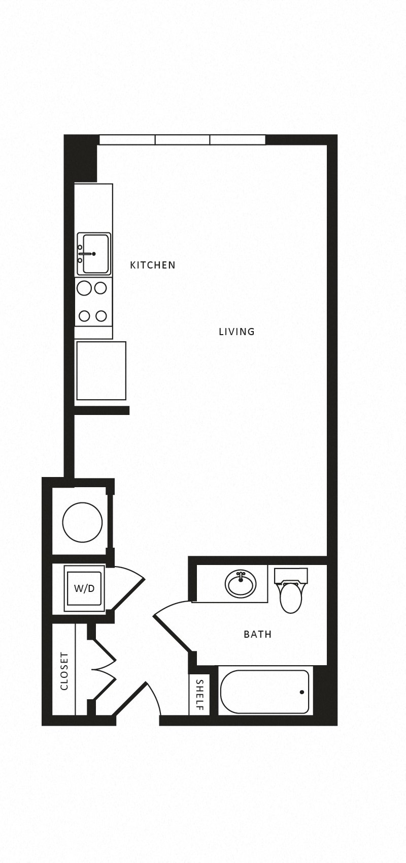 Apartment 1230 floorplan