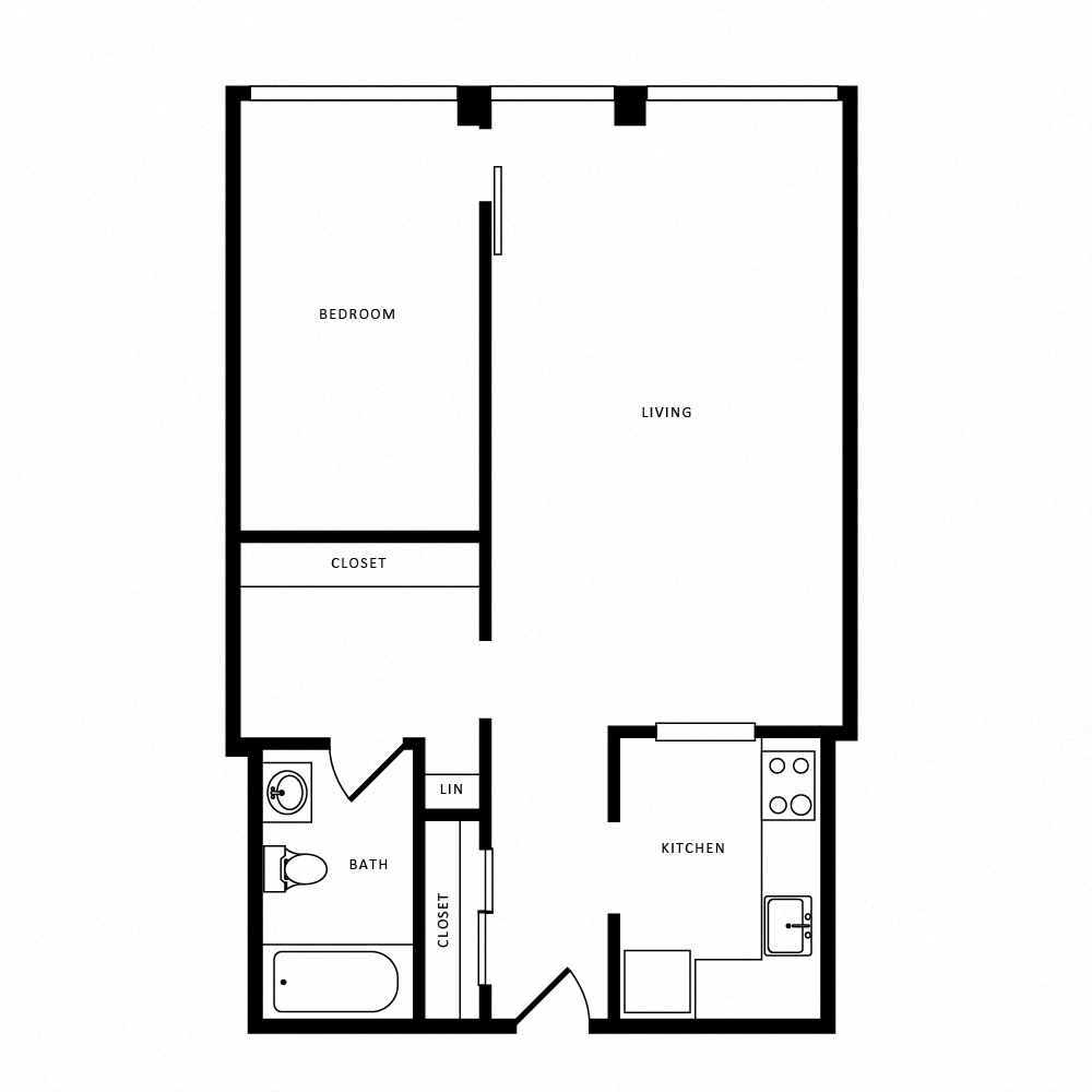 Apartment S708 floorplan