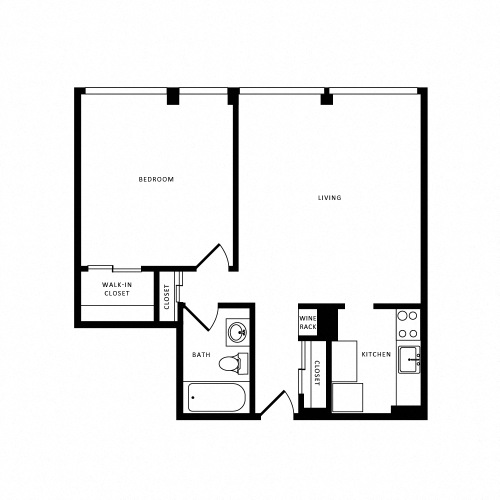 Apartment N401 floorplan