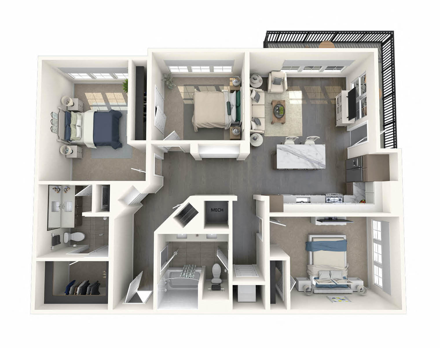 C1A floor plan