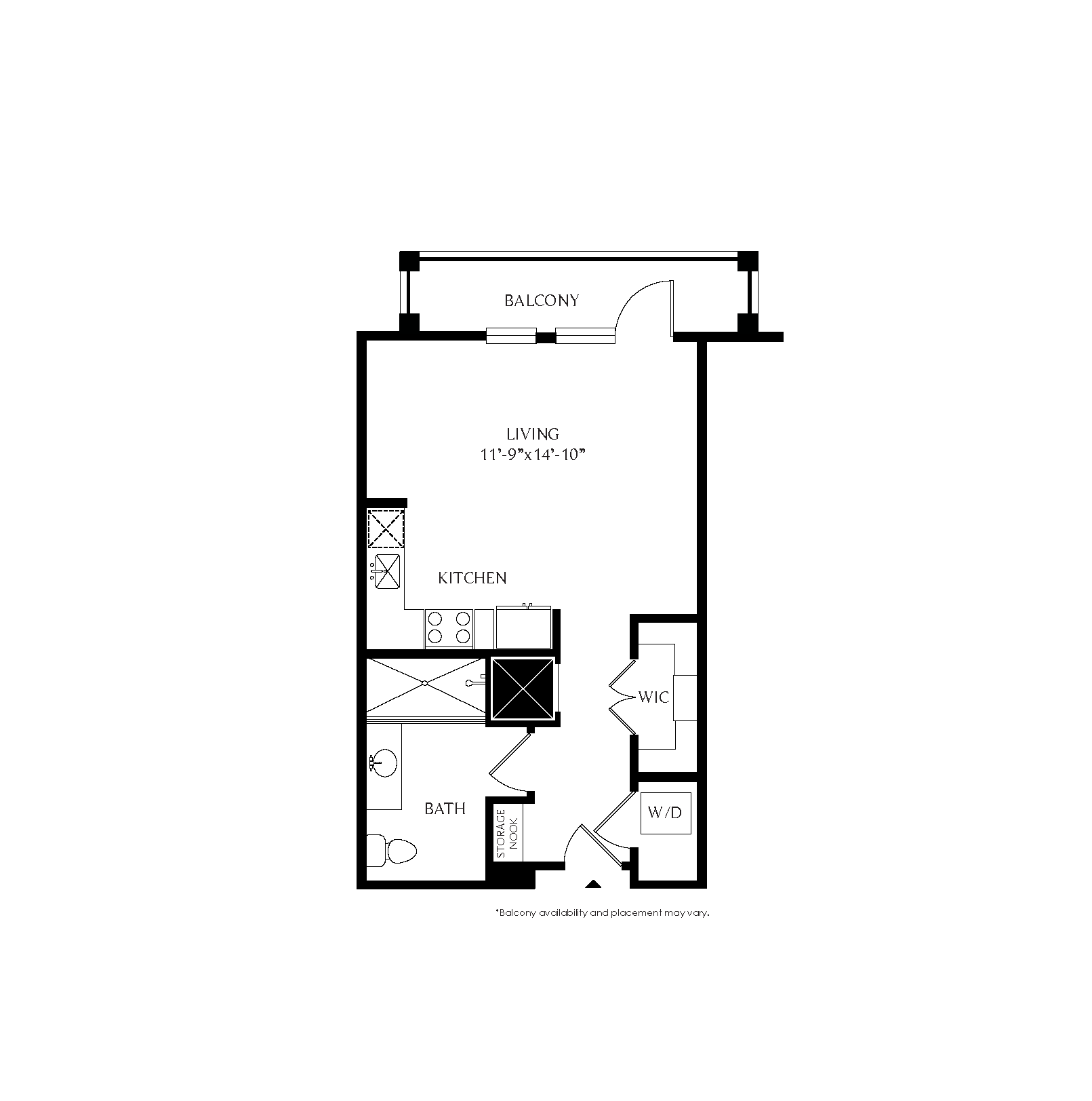 0B floor plan