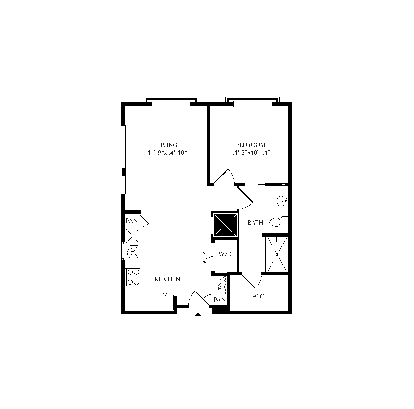 1A floor plan