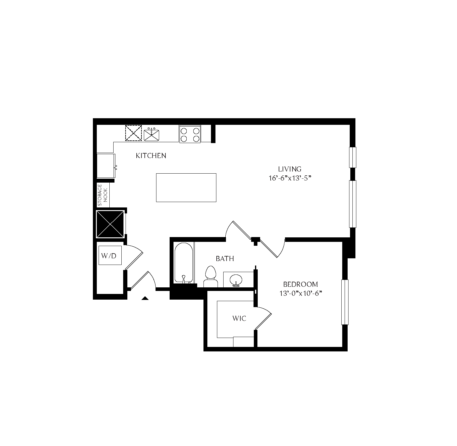 1C floor plan