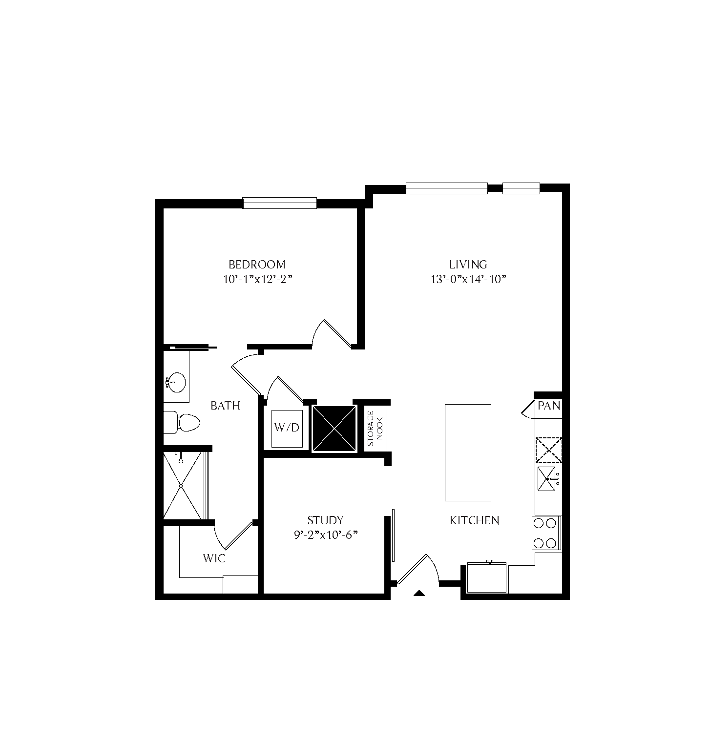 1F floor plan