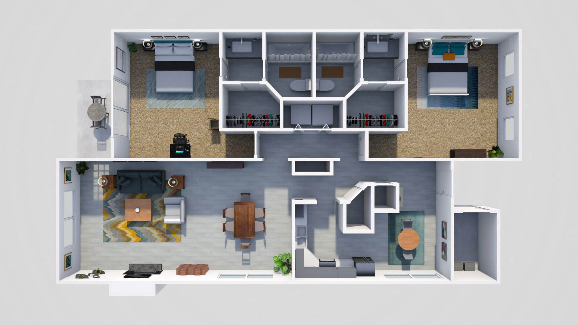 Garden Apartment floor plan
