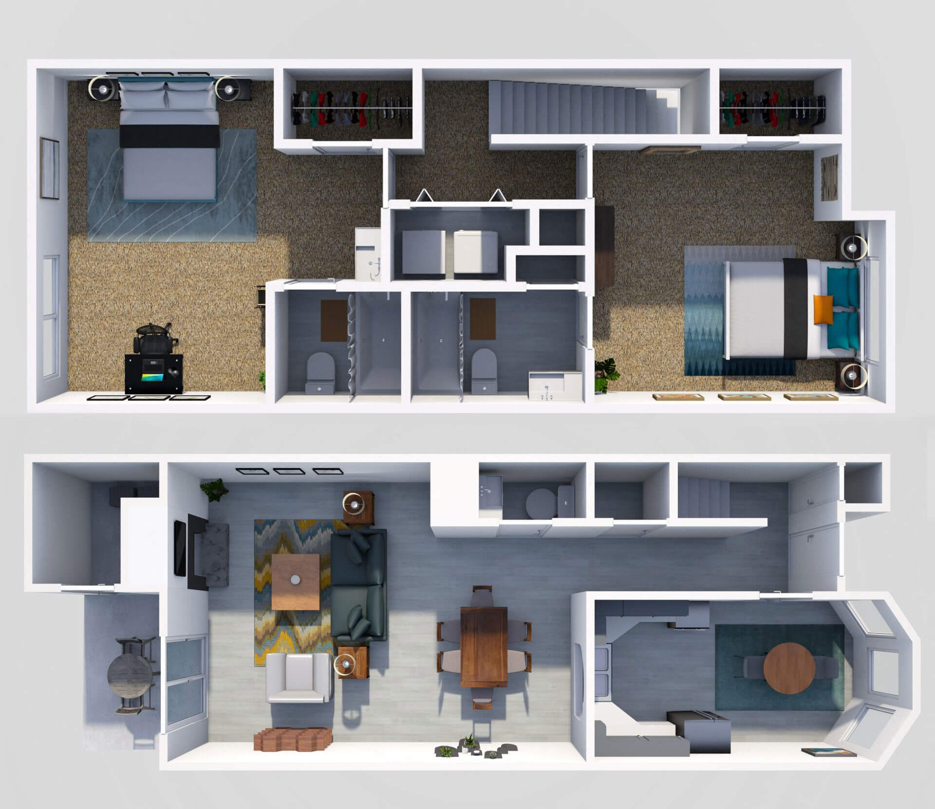 Townhouse floor plan
