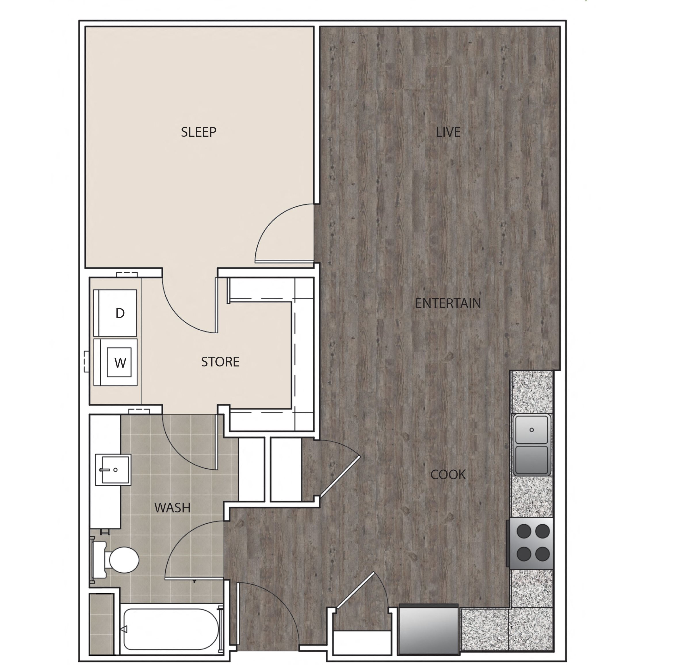 Floor Plan 1C
