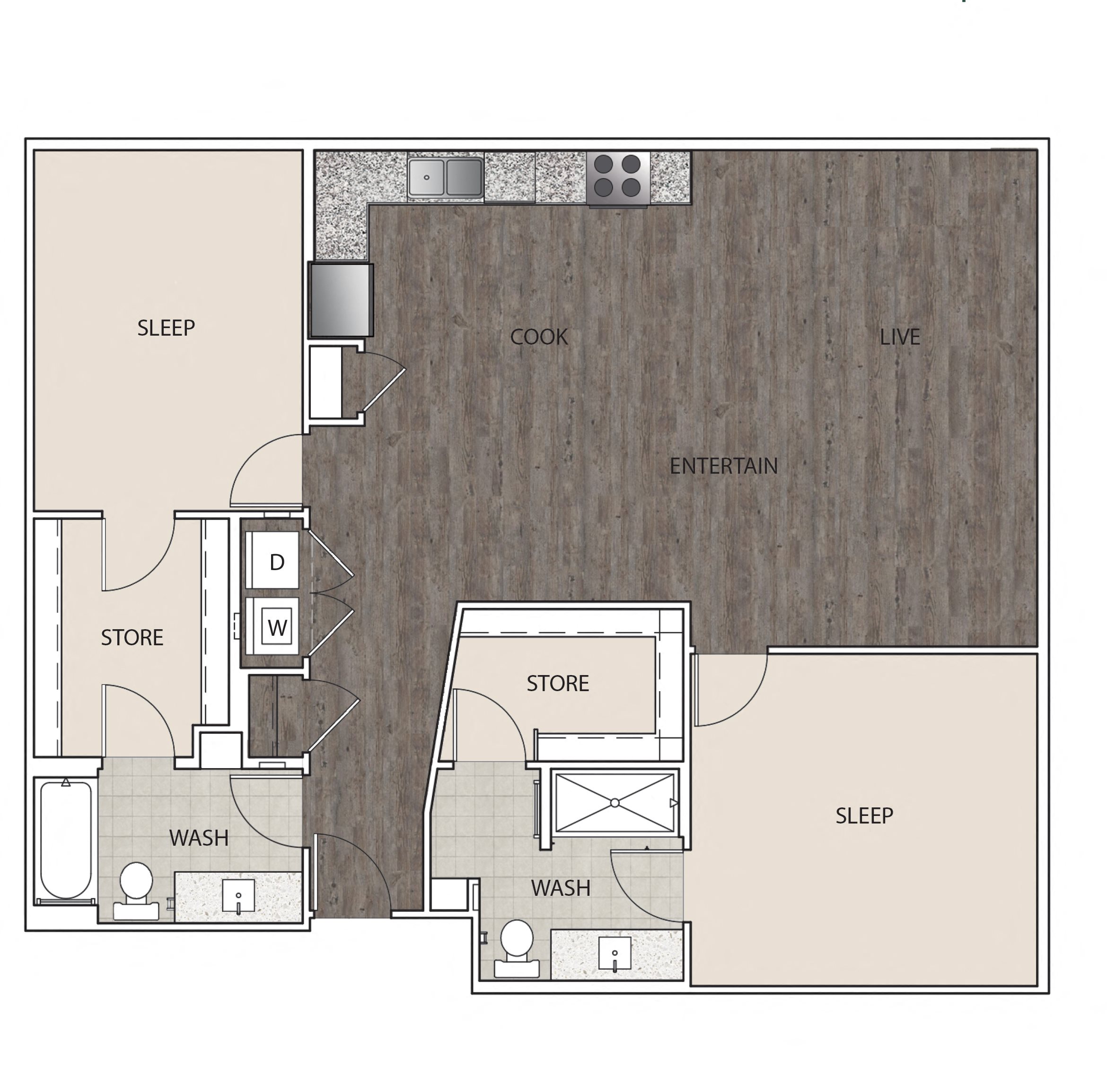 Floor Plan 2H