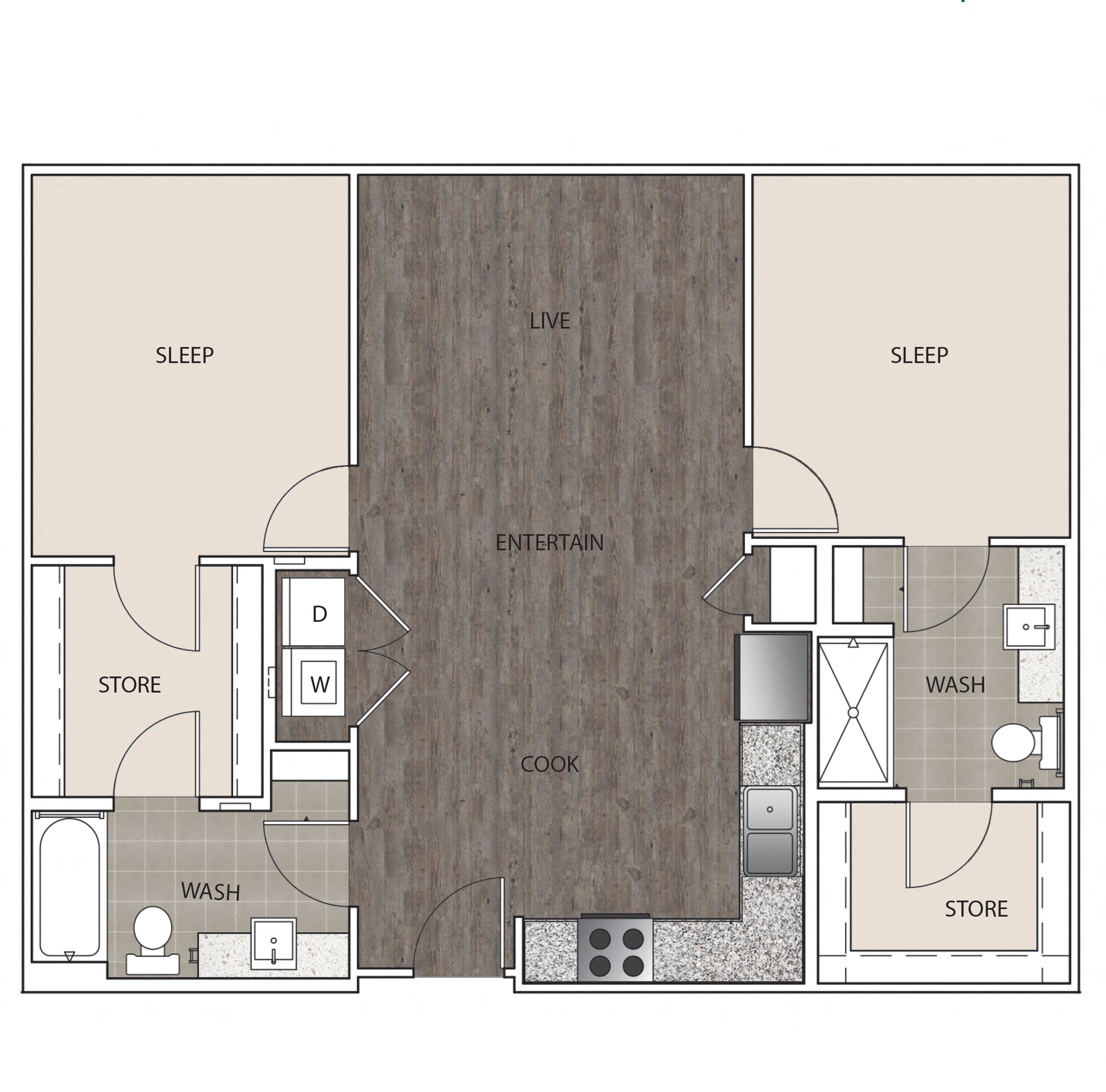 Floor Plan 2E