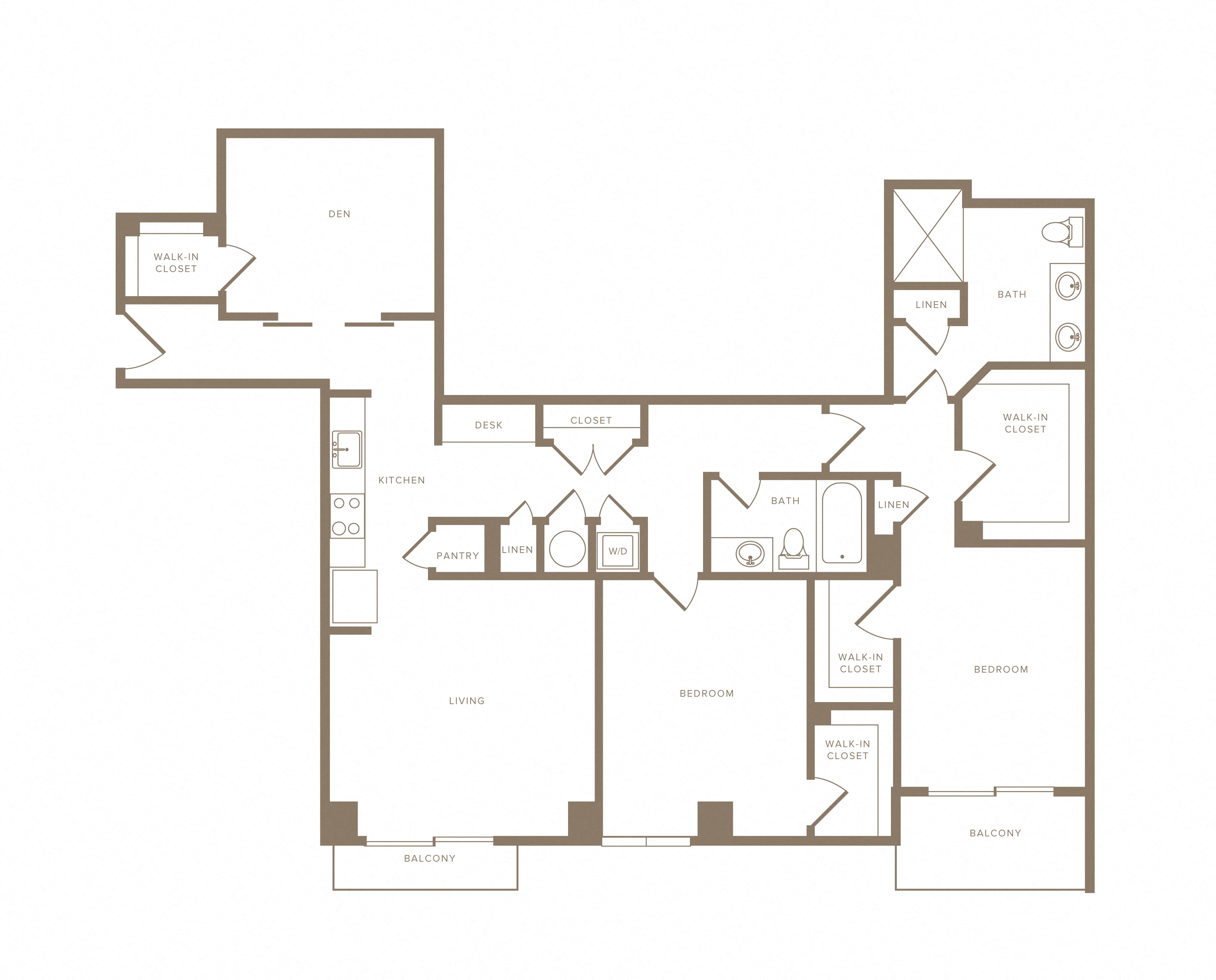 Apartment E-317 floorplan
