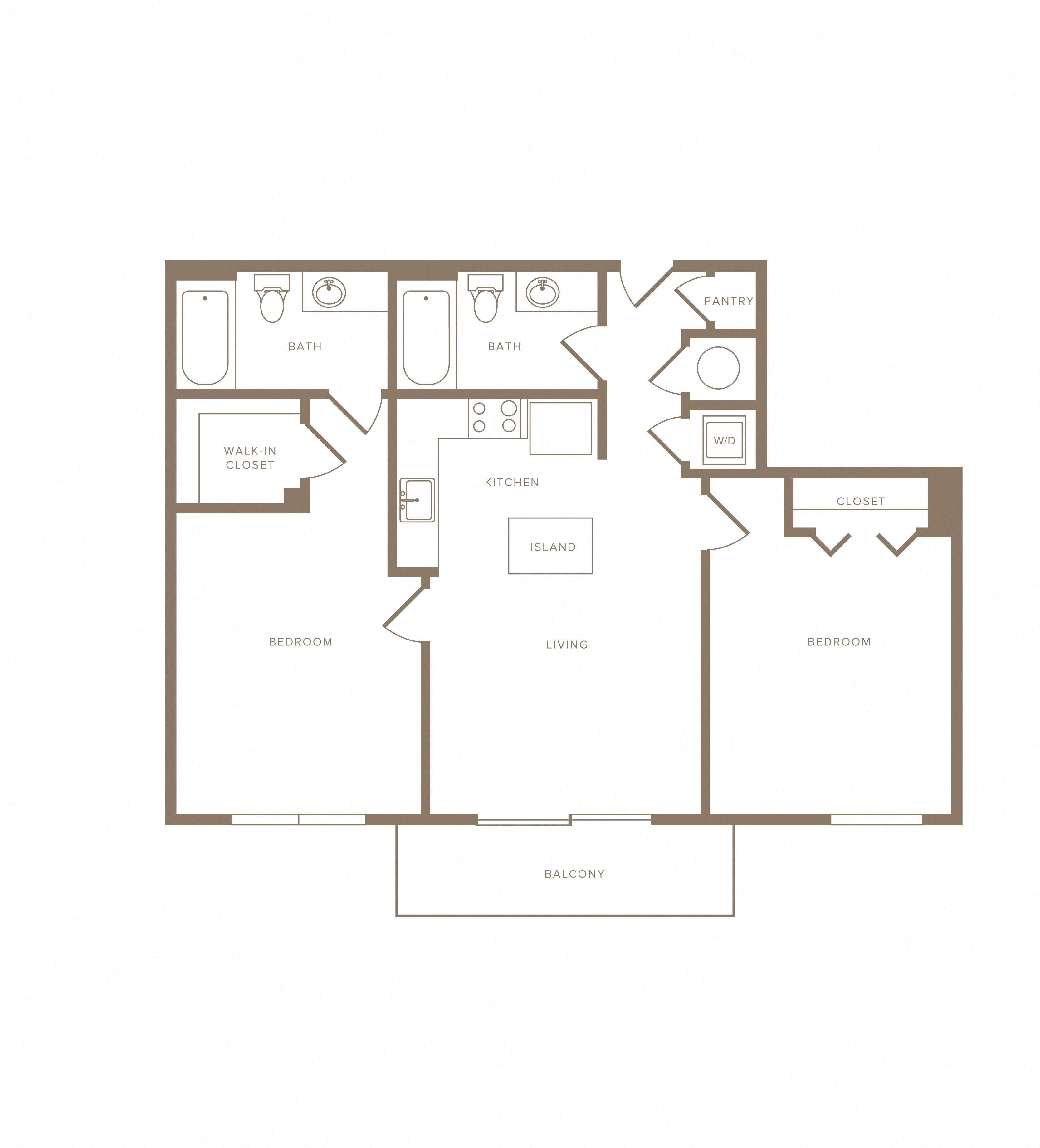 Apartment C-805 floorplan