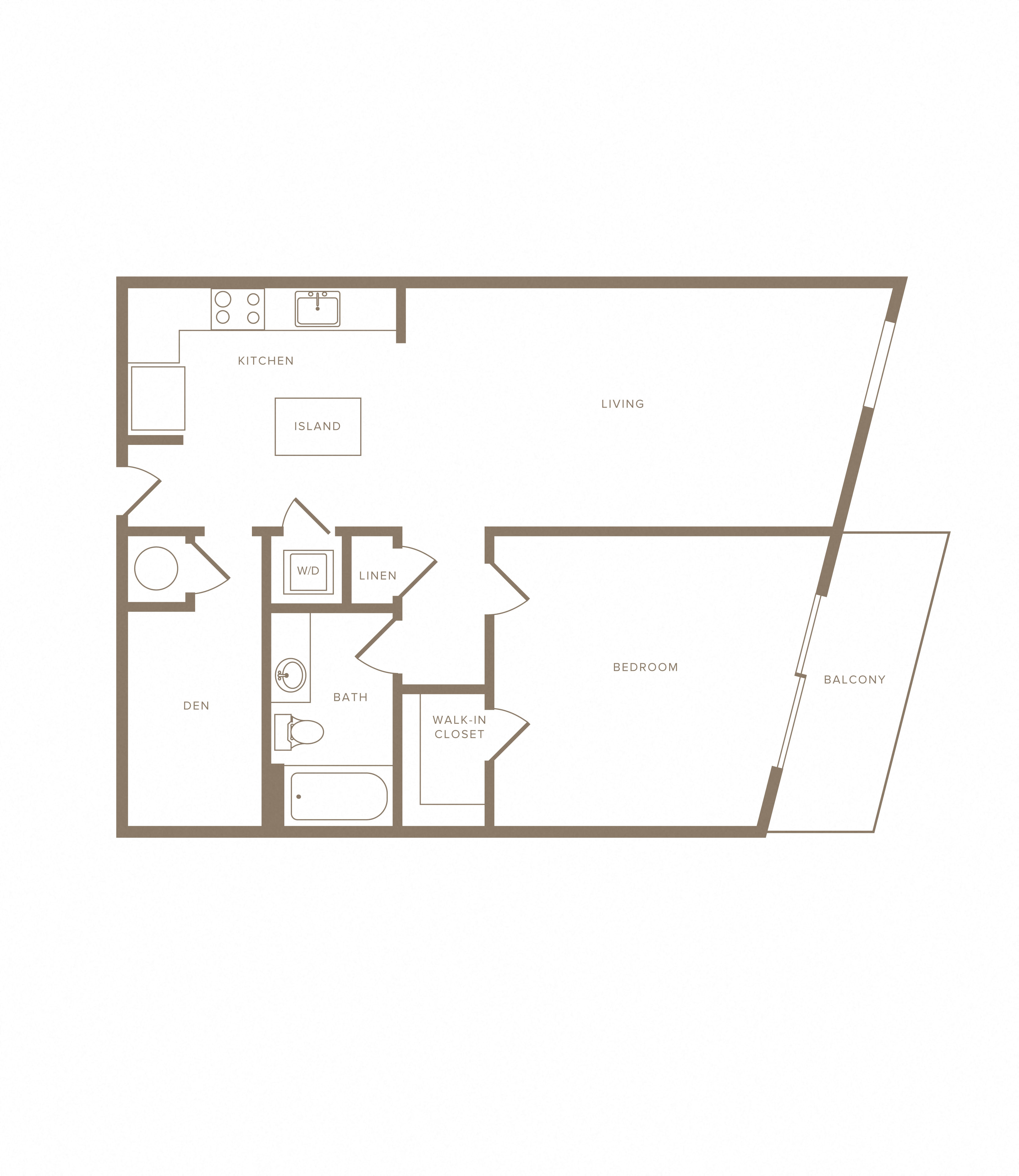 Apartment A-337 floorplan