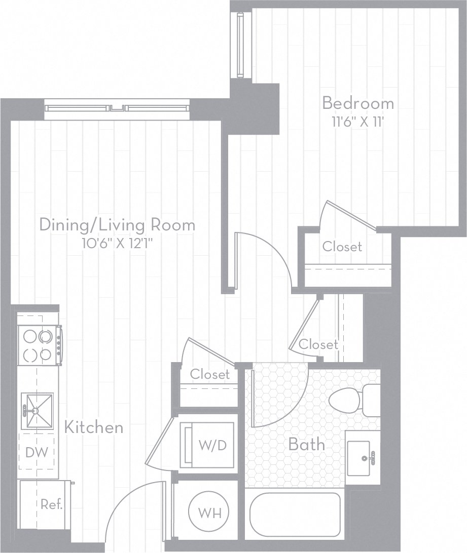 Apartment 0543 floorplan