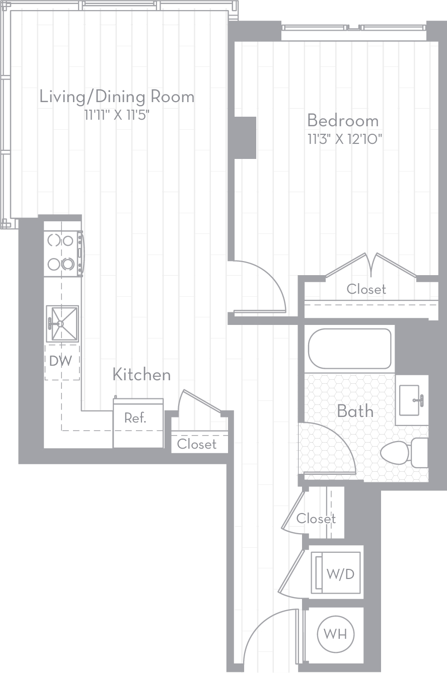 Apartment 0644 floorplan