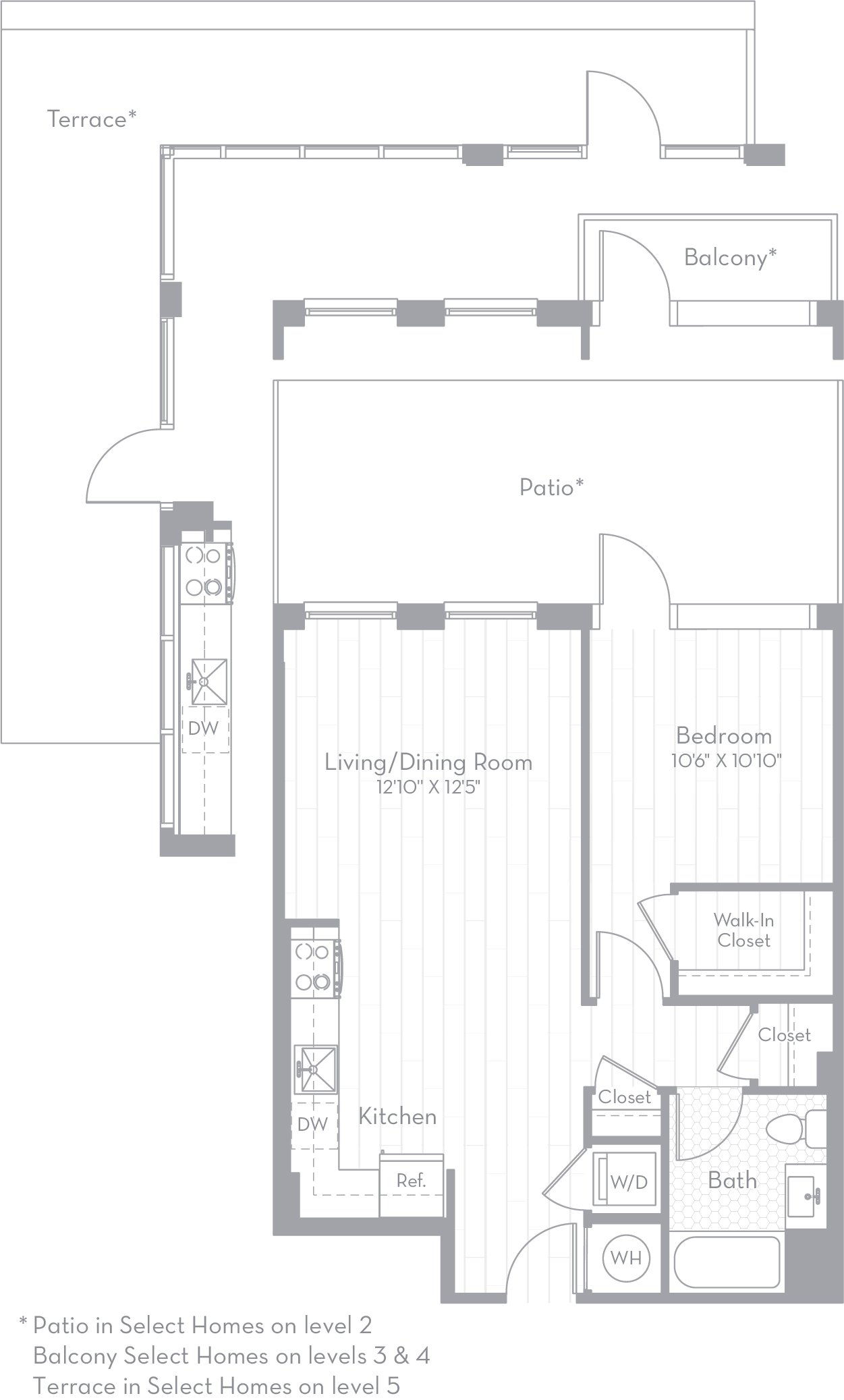 Apartment 0551 floorplan