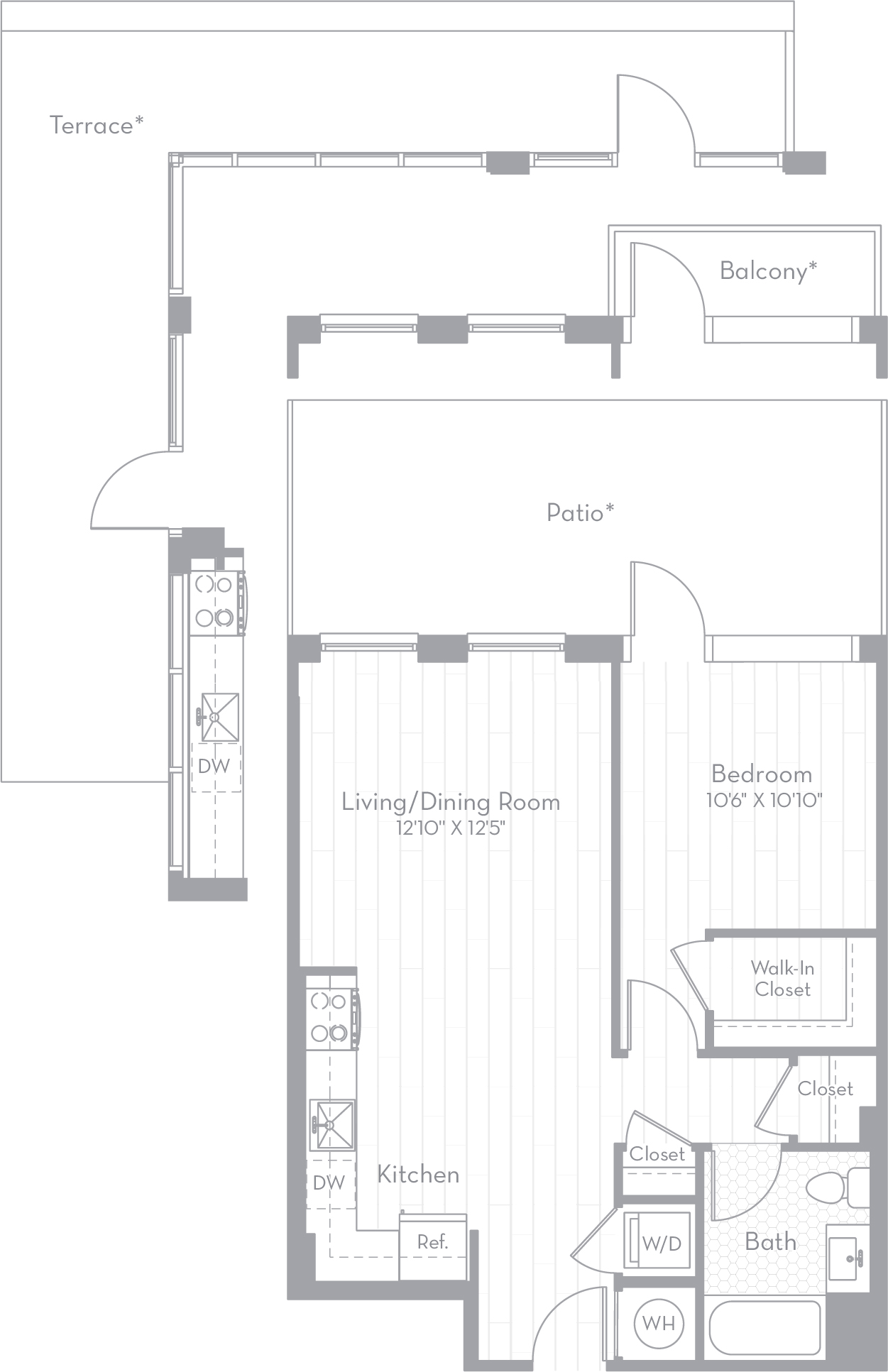 Apartment 0451 floorplan