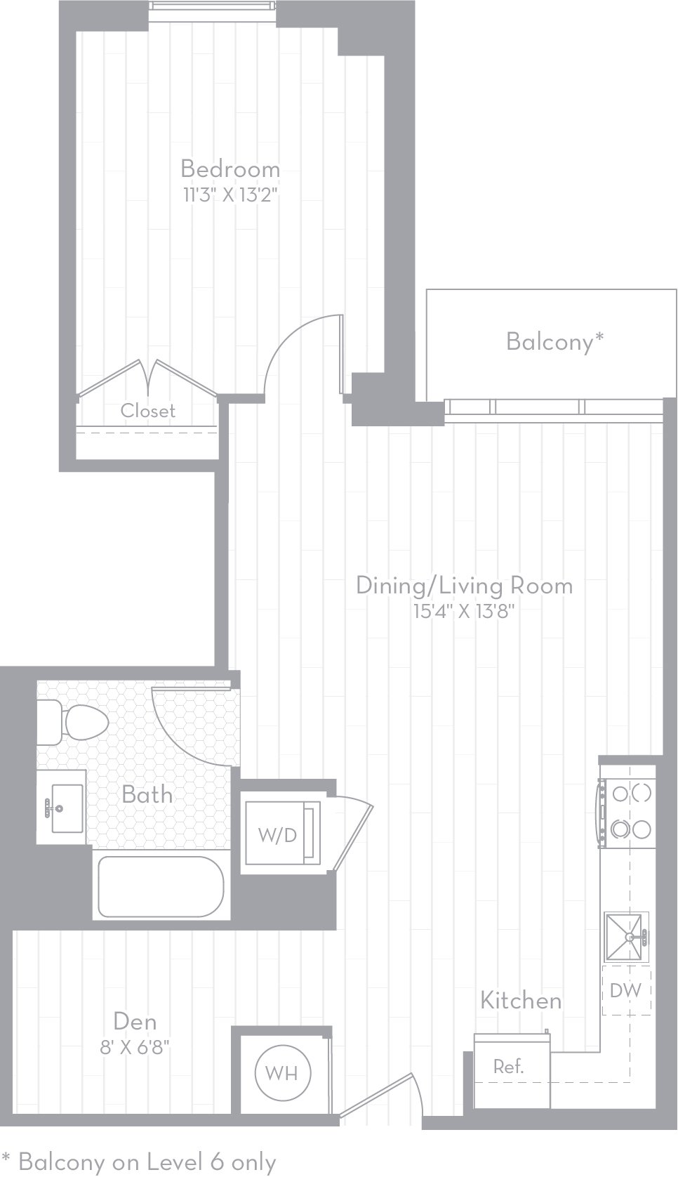 Apartment 0601 floorplan