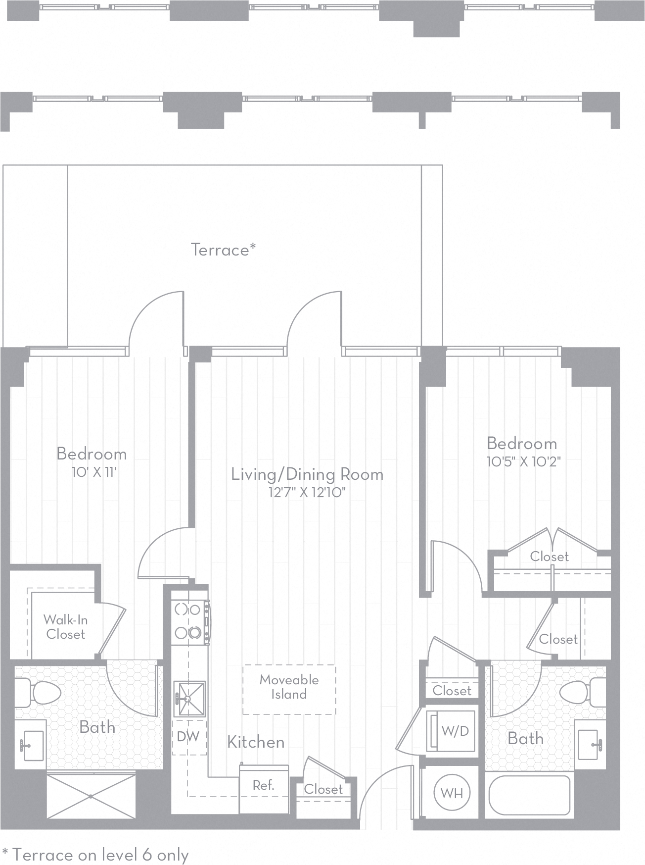 Apartment 0340 floorplan