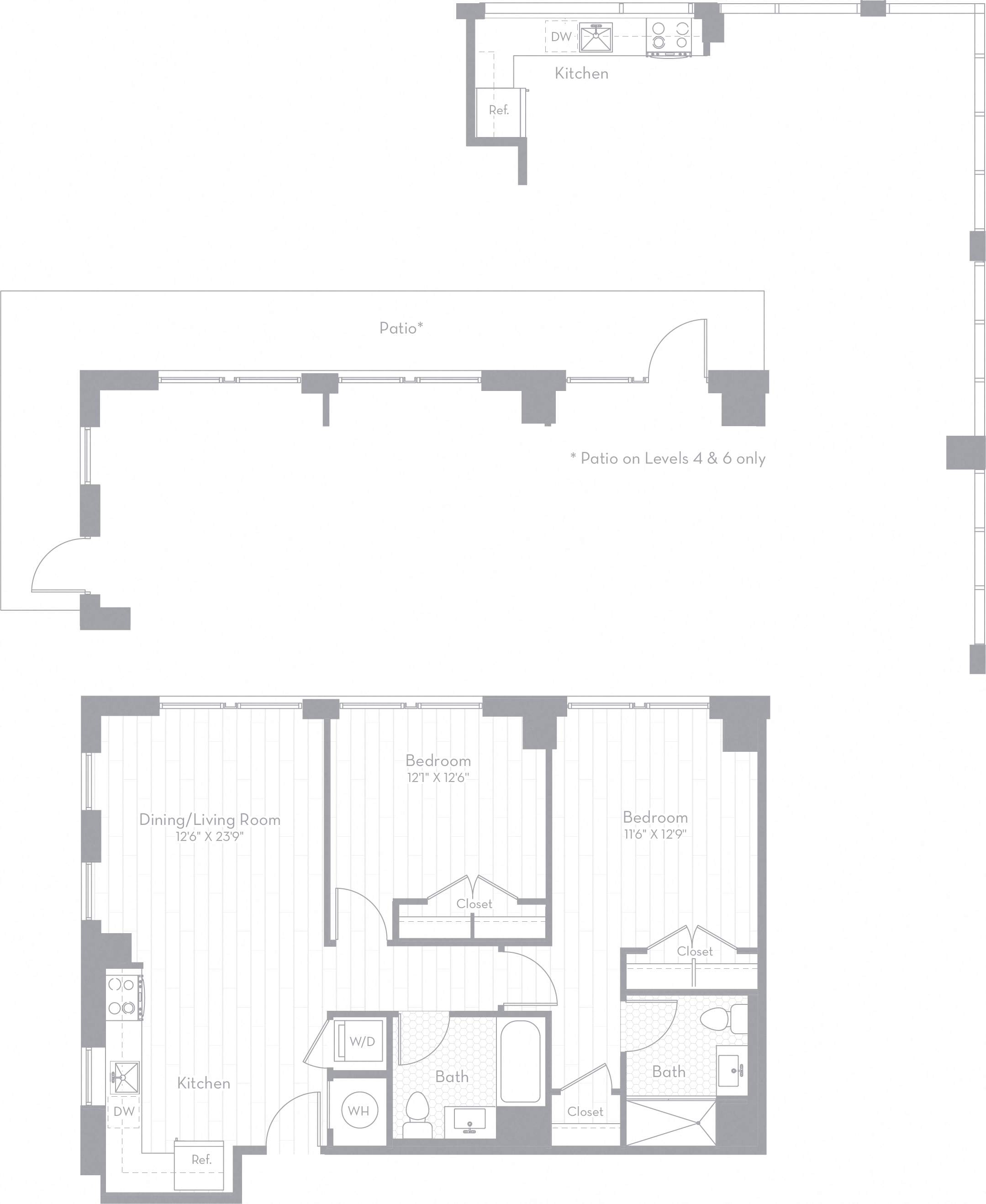 Apartment 0558 floorplan