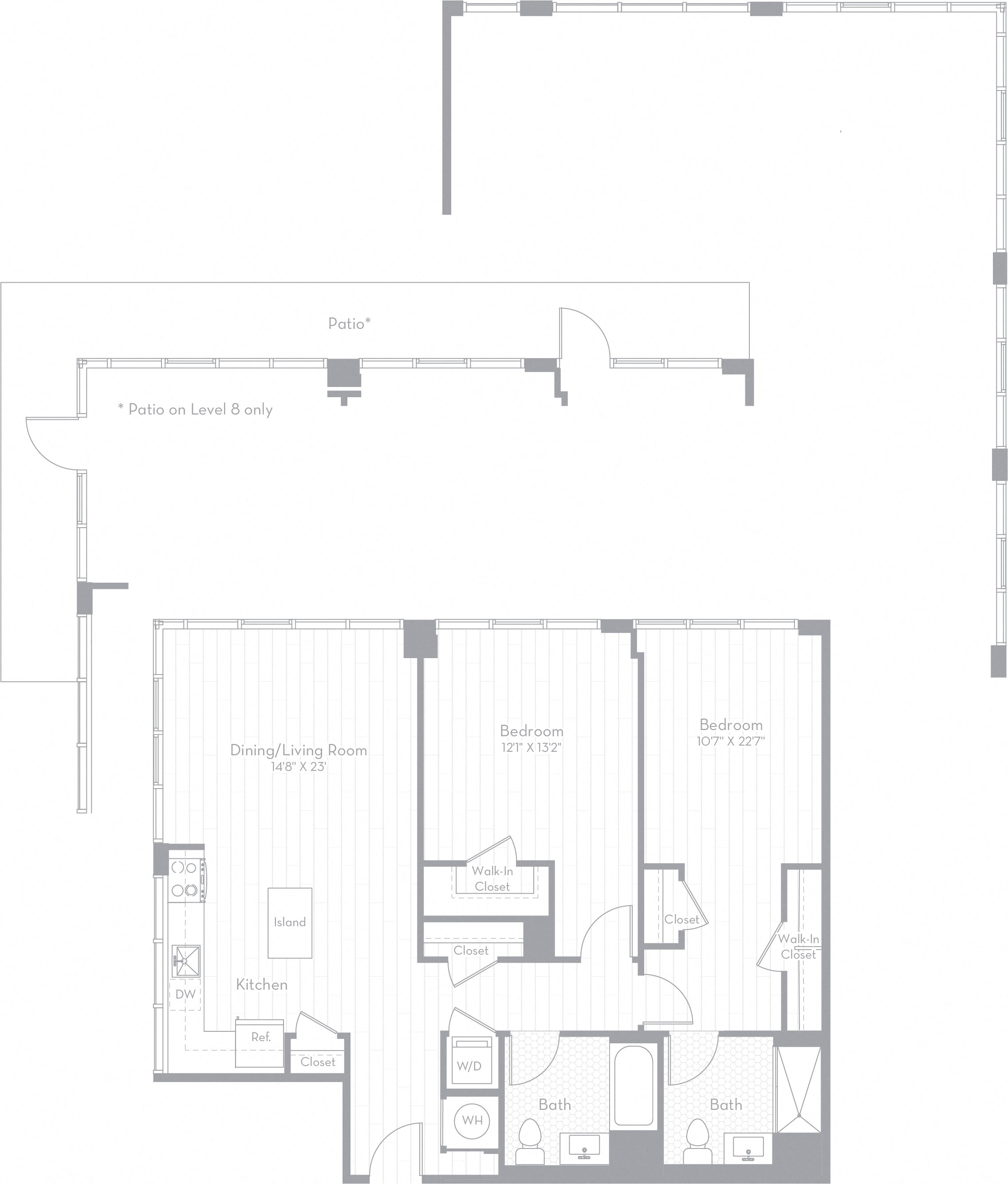 Apartment 0944 floorplan