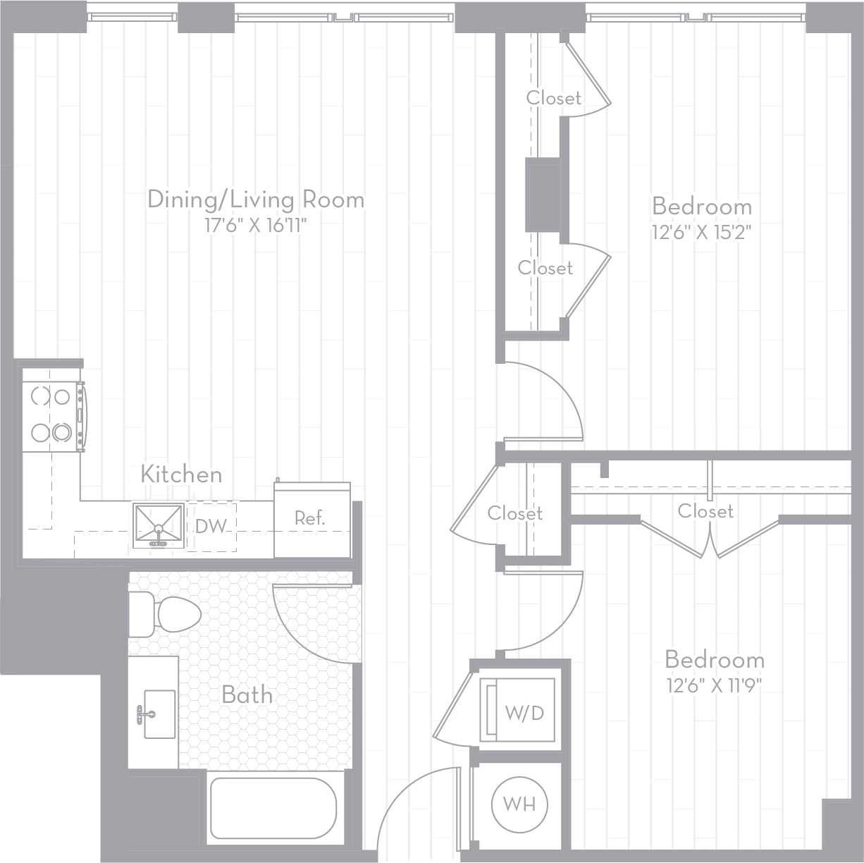 Apartment 0358 floorplan