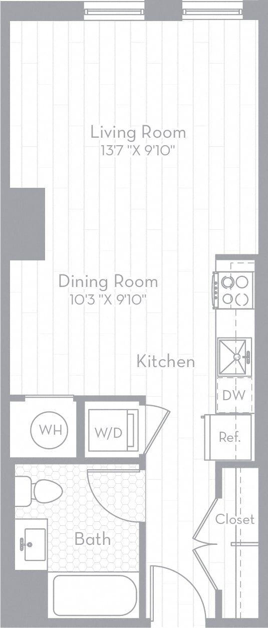 Apartment 0529 floorplan