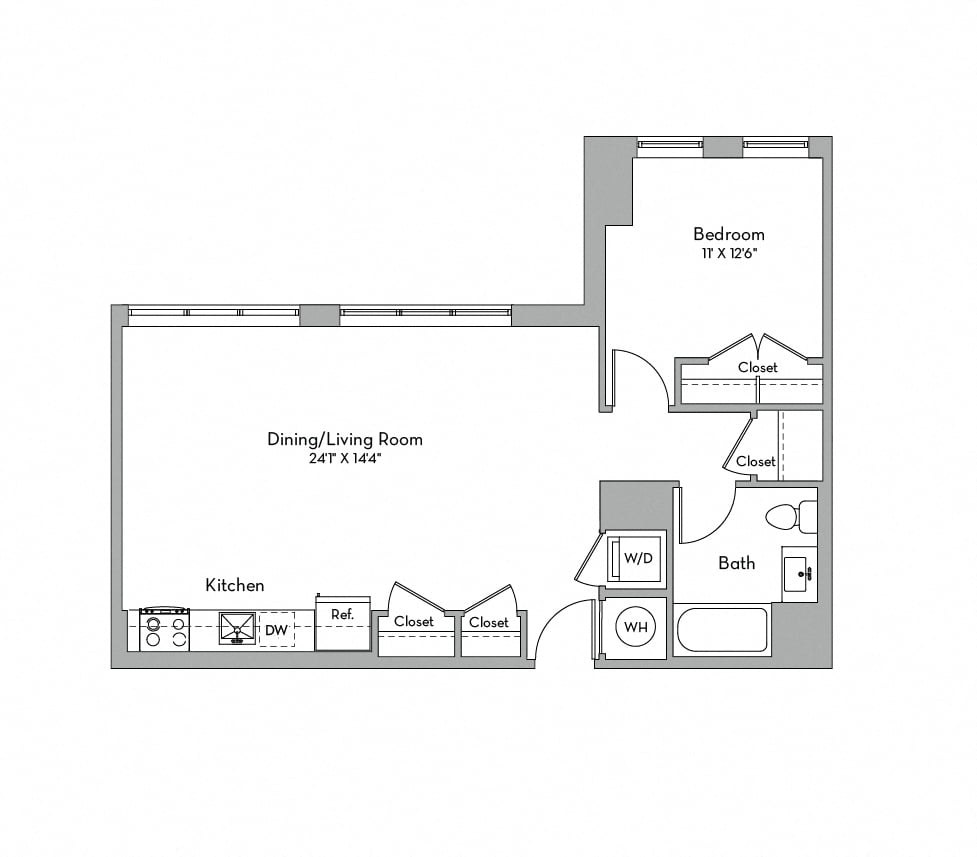 Apartment 0930 floorplan
