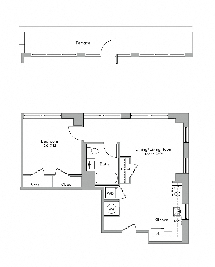 Apartment 0703 floorplan