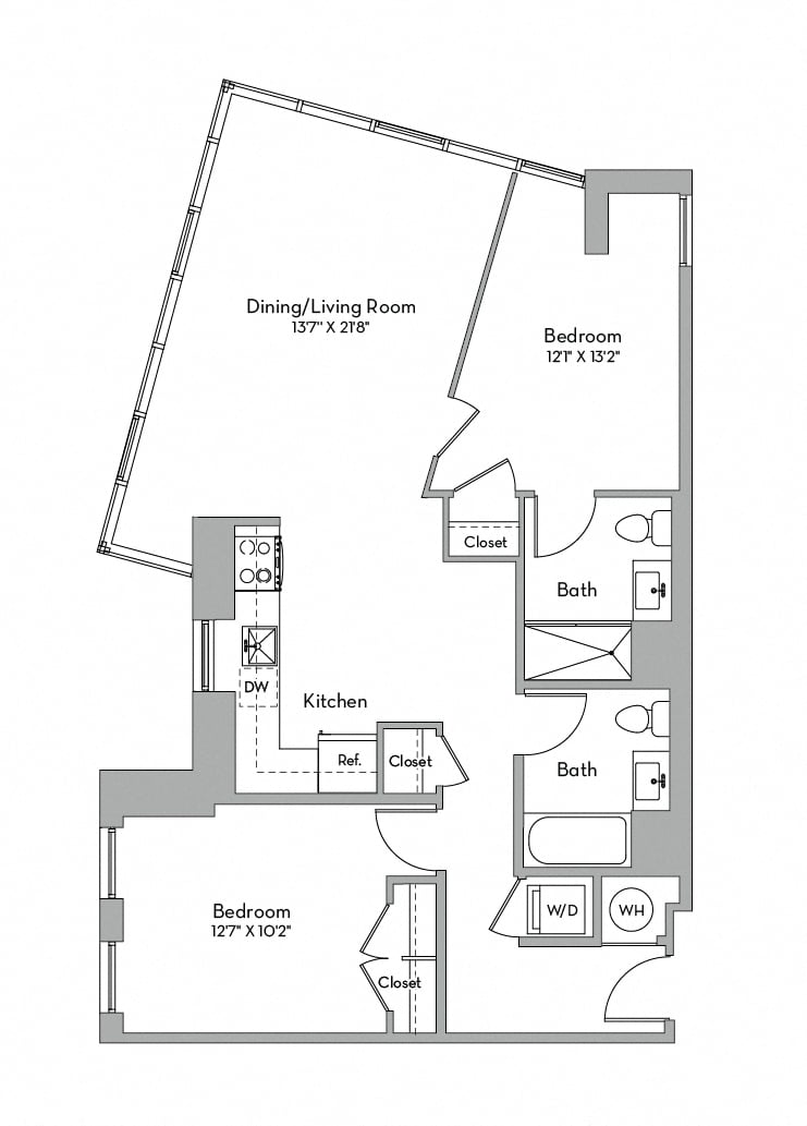 Apartment 0537 floorplan