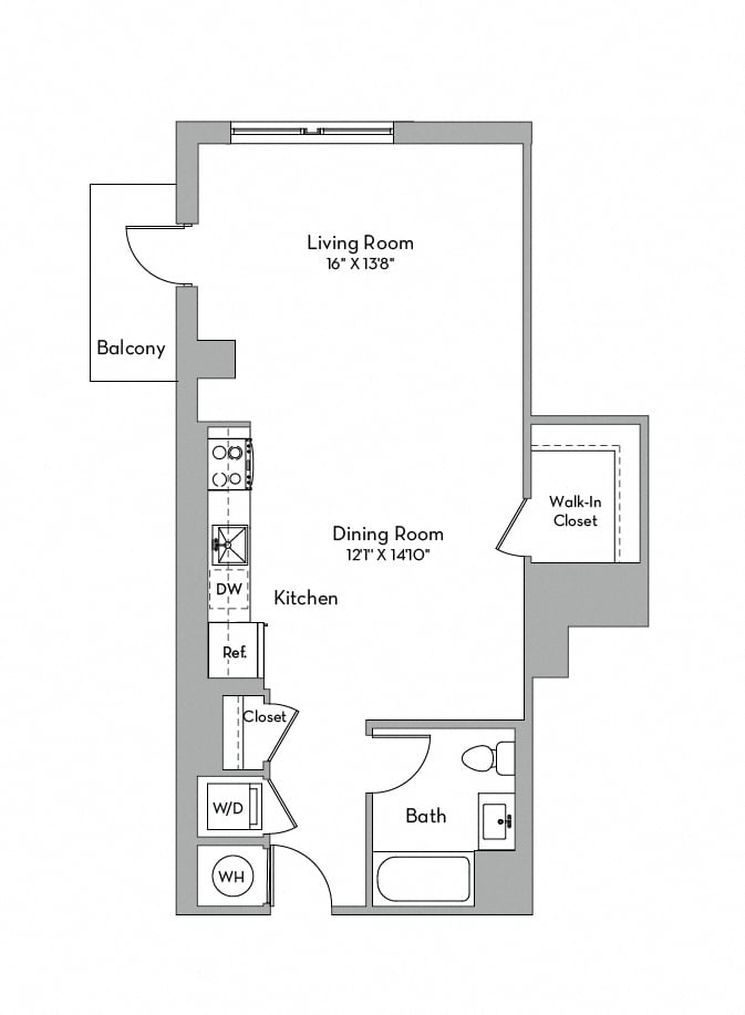 Apartment 0465 floorplan