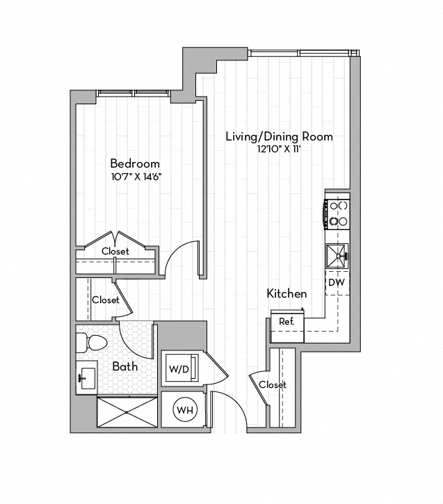 Apartment 0303 floorplan