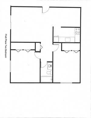 2 Bedroom, 1st Floor