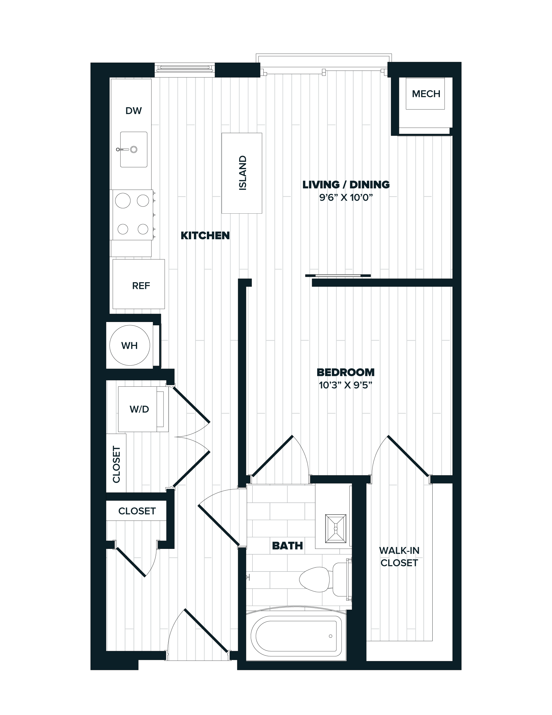 floorplan image of apartment 253