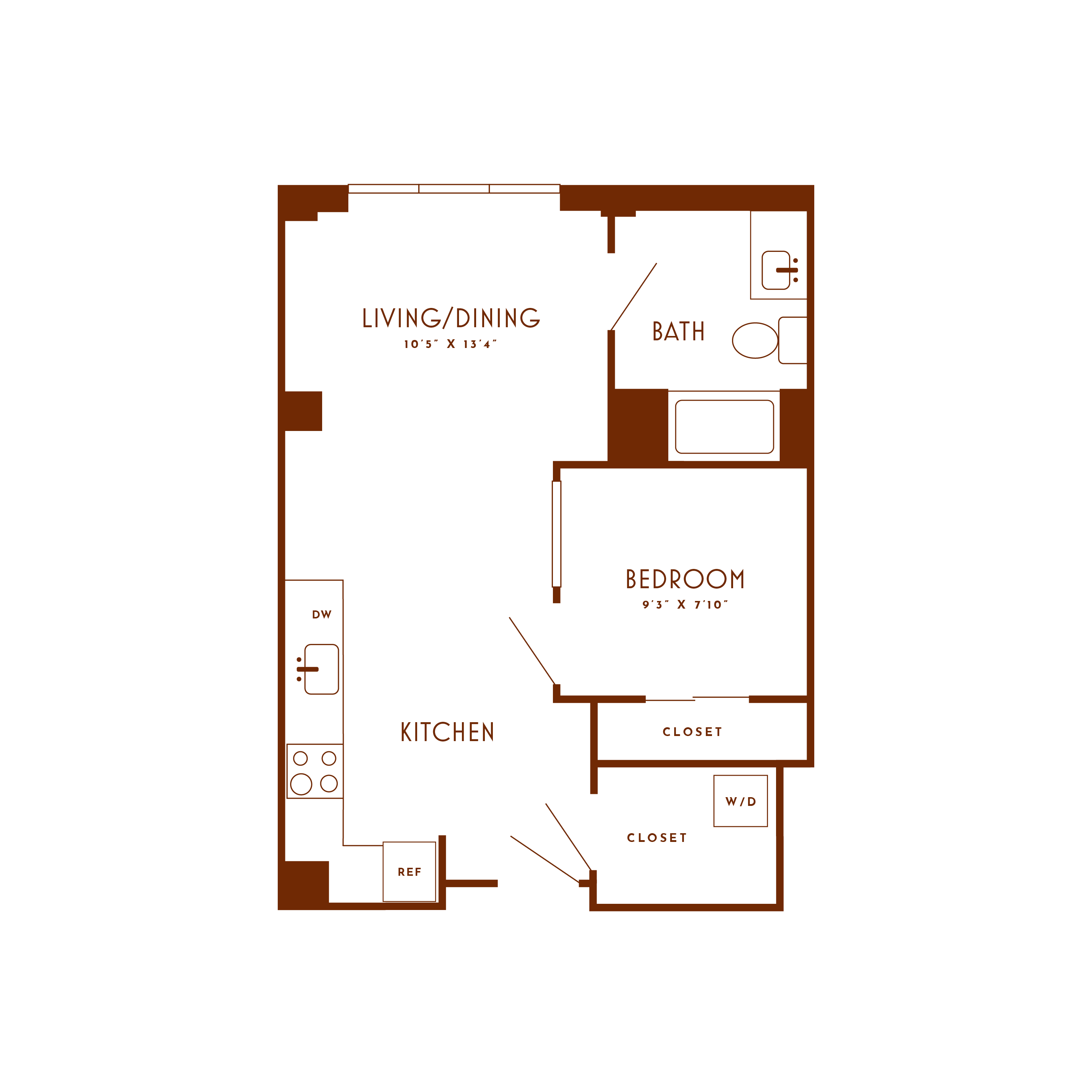 Floor plan image of unit T17