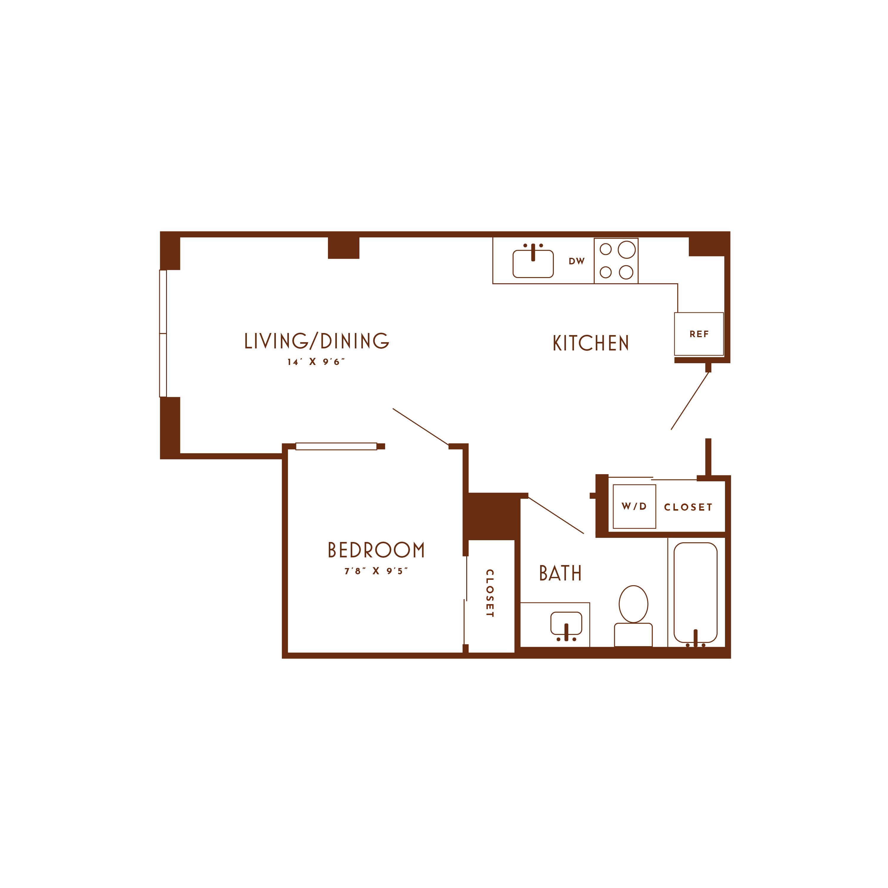 Floor plan image of unit T02