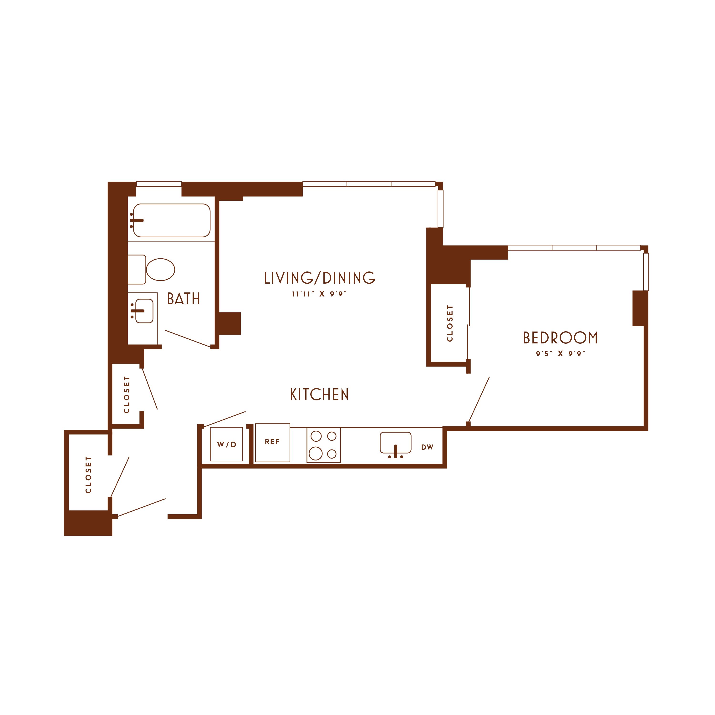 Floor plan image of unit 310