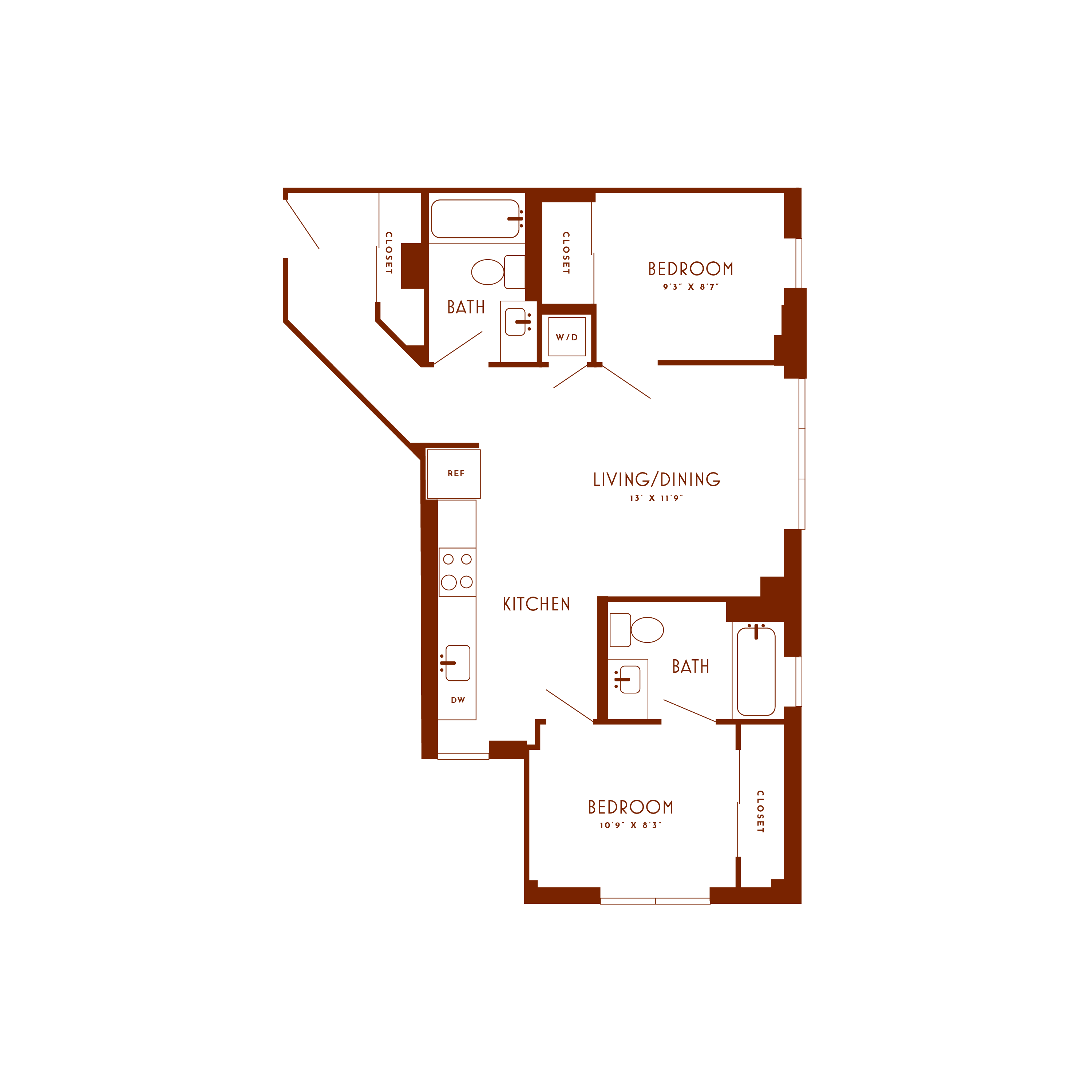 Floor plan image of unit 120