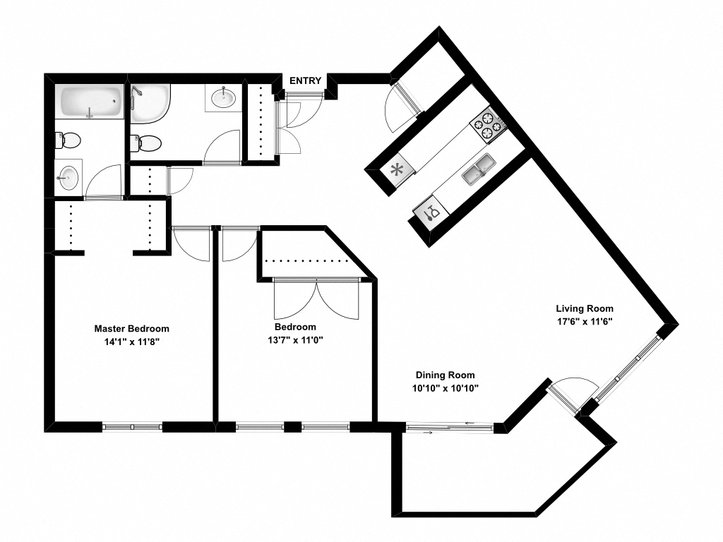 Floor Plans of Wellington Court Apartments in Edmonton, AB