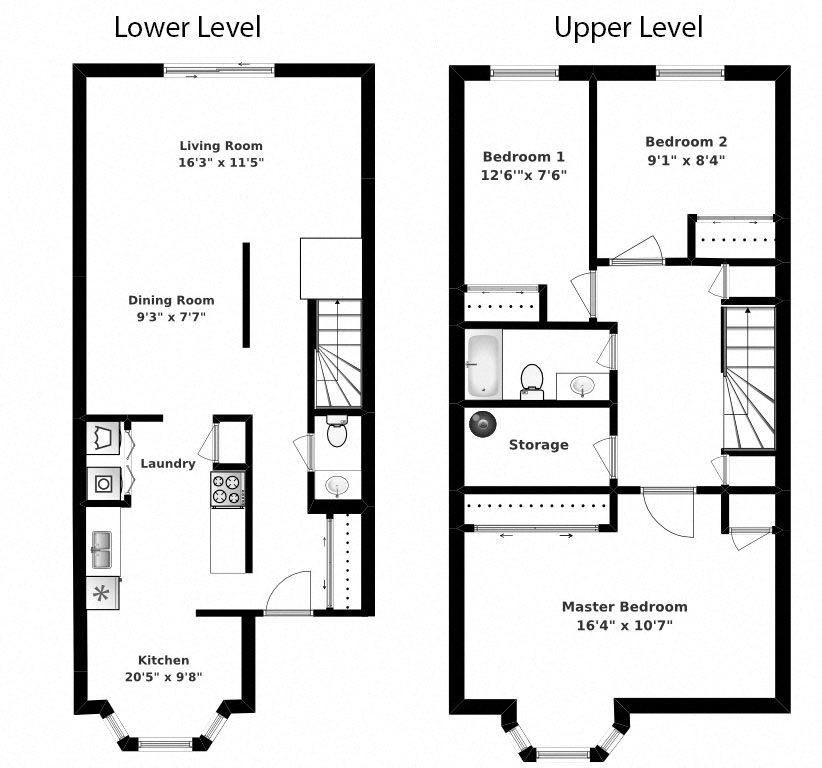 Floor Plans of Oakdale Heights in St. Catharines, ON