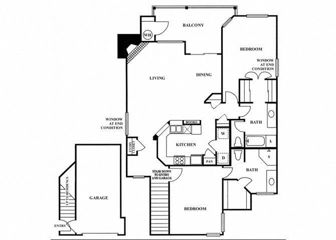 2D floor plan.