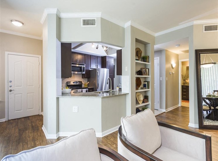 townhome interior kitchen