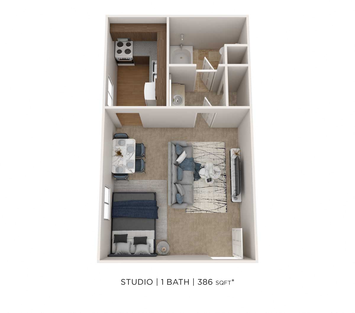 Studio floor plan