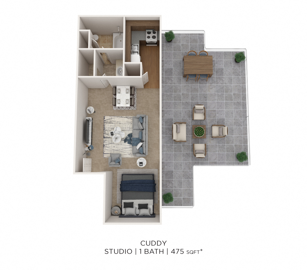 Studio floor plan