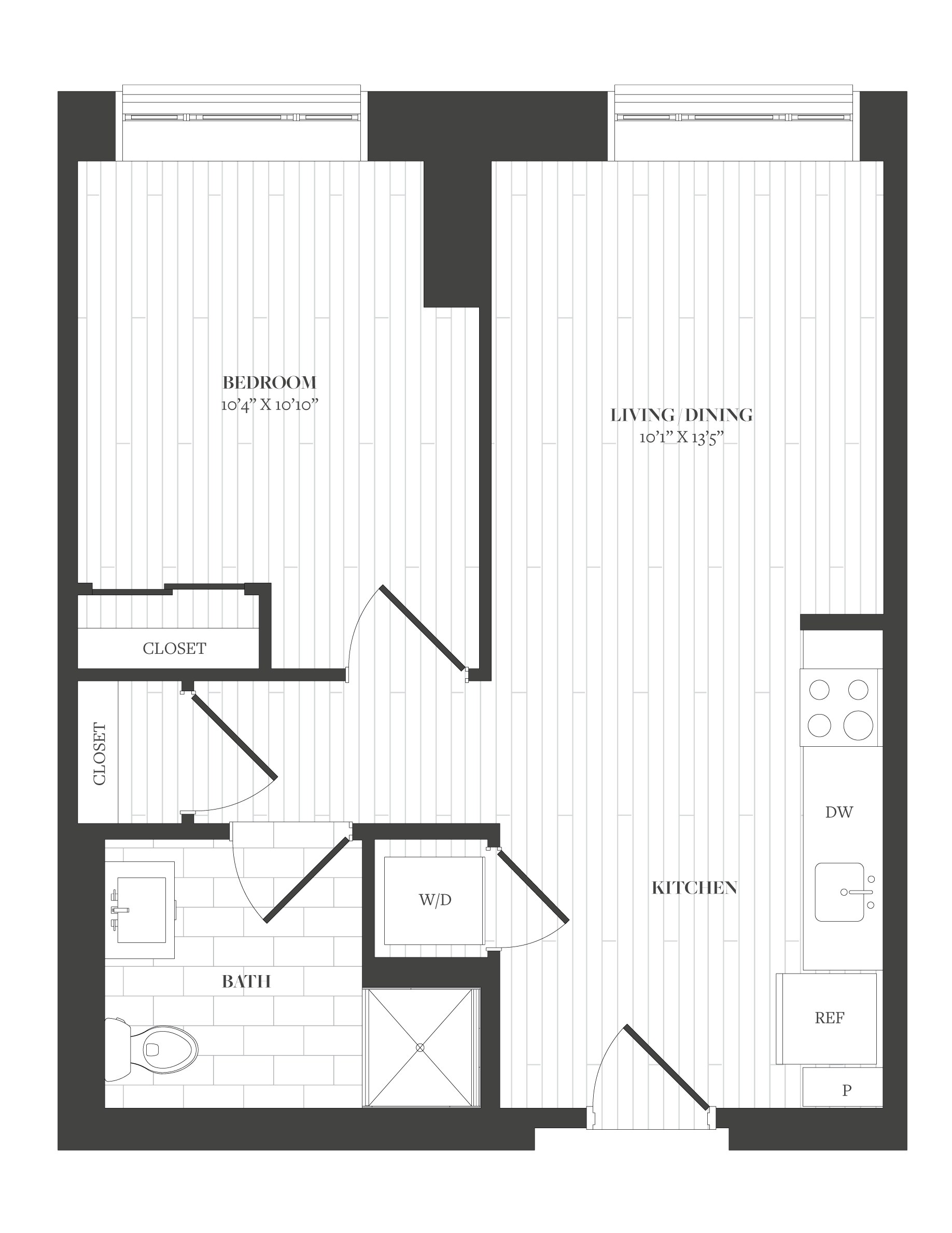 floorplan image of unit 207