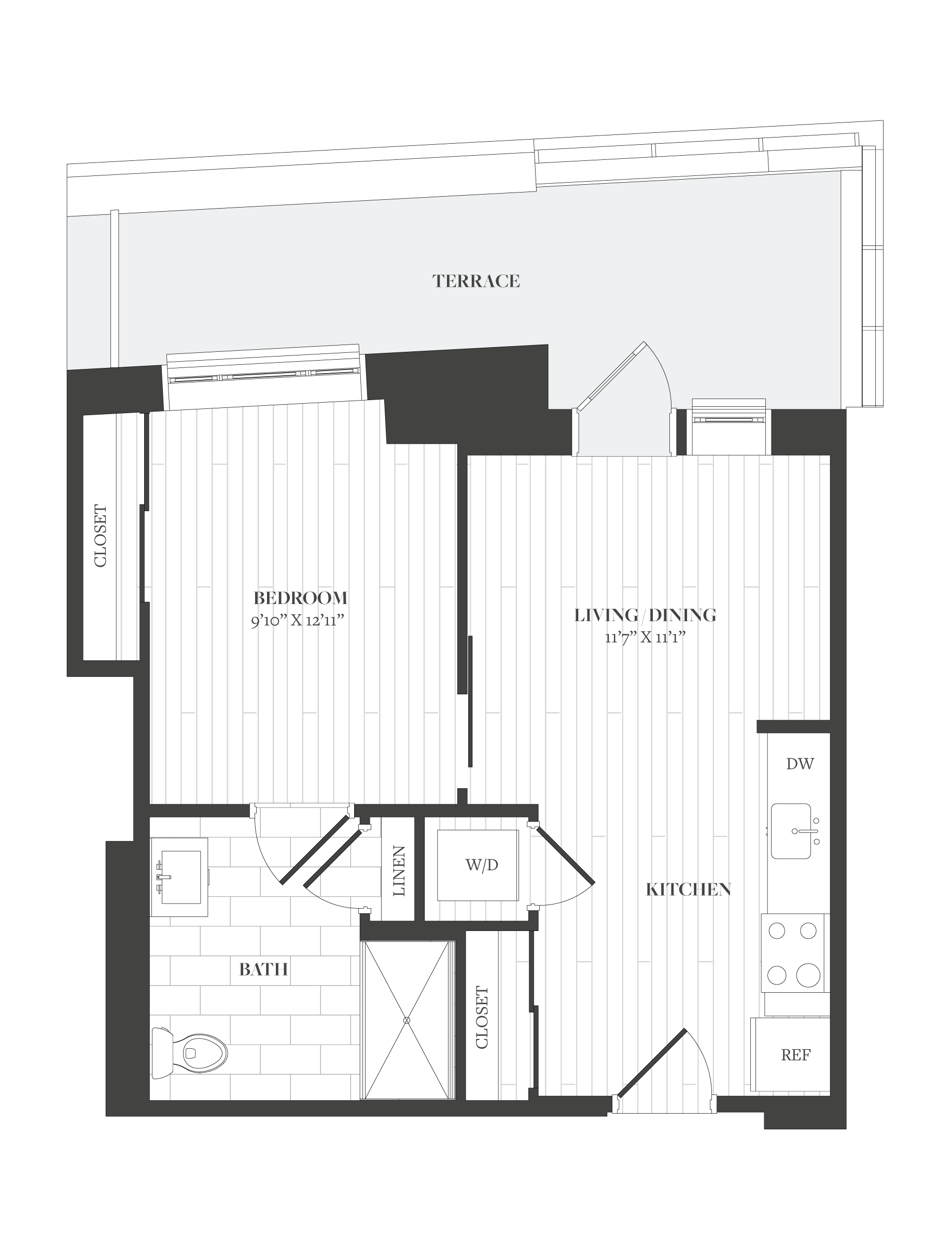 Floorplan image of unit PH1608