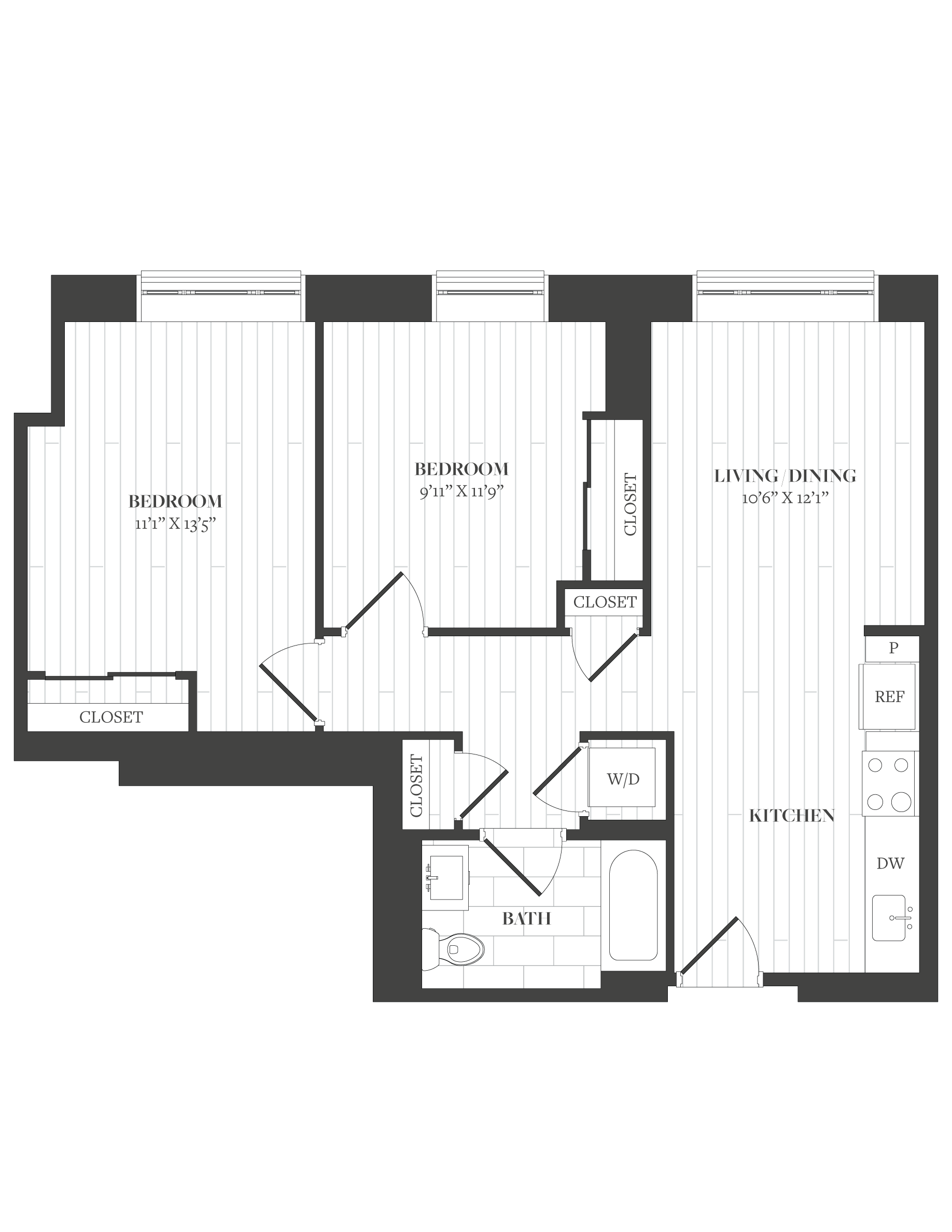 Floorplan image of unit 1416