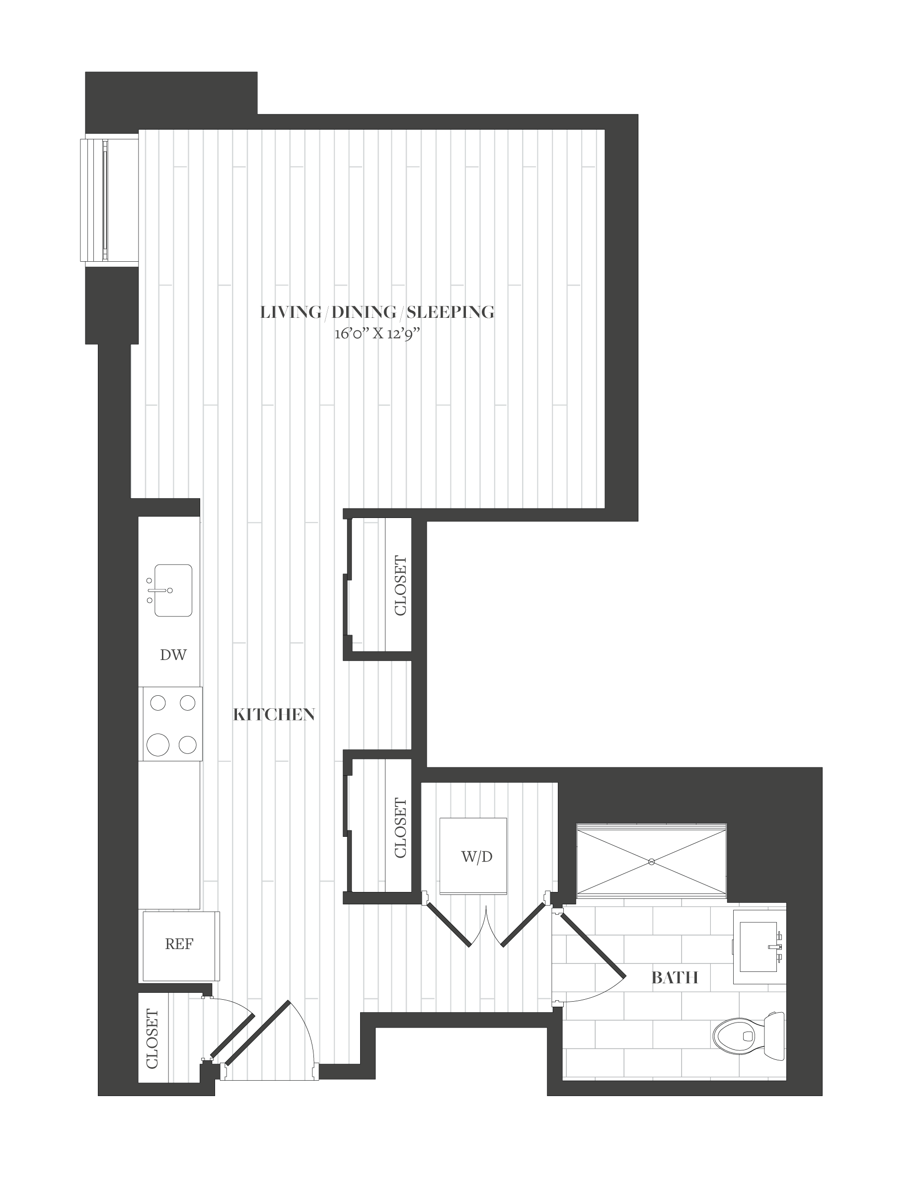 Floorplan image of unit 1101